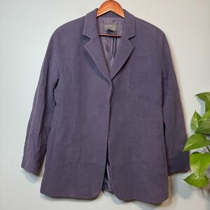 Lafayette 148 NY Wool Cashmere Blend Blazer Jacket. Blue. Women’s 10